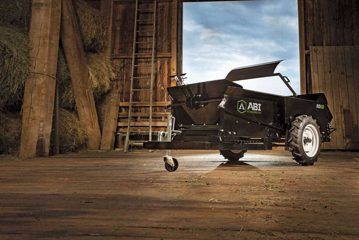 Abi Compact Manure Spreader Ft Ground Driven Spreaders