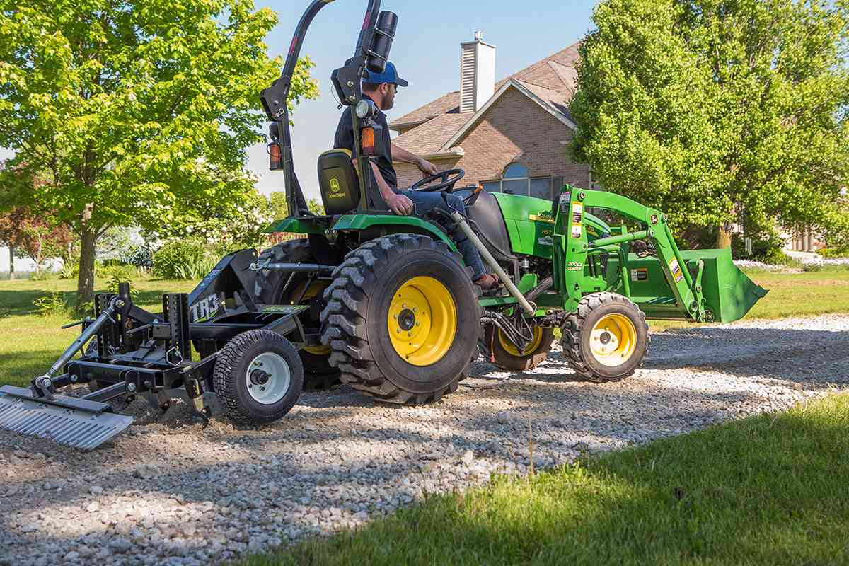 Tractor Driveway Grader & Landscape Rake - TR3e Property Edition