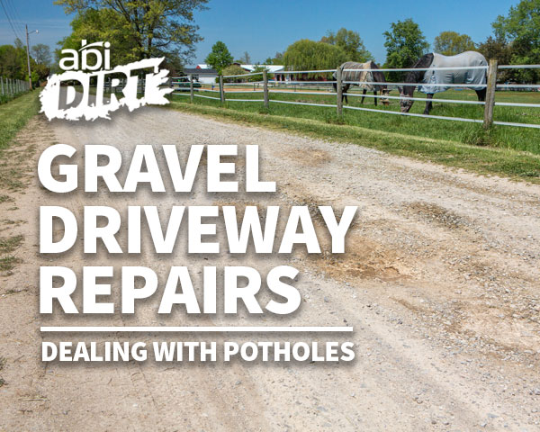 How To Fix Potholes In Gravel Driveways - ABI Attachments