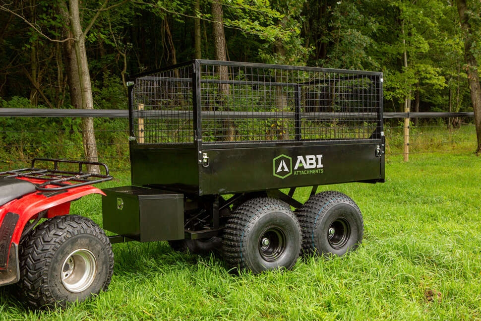 ATV Dump Trailer - Workman XL - ABI Attachments