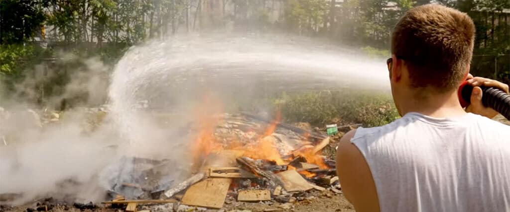 Portable Water Trailer Fire Protection