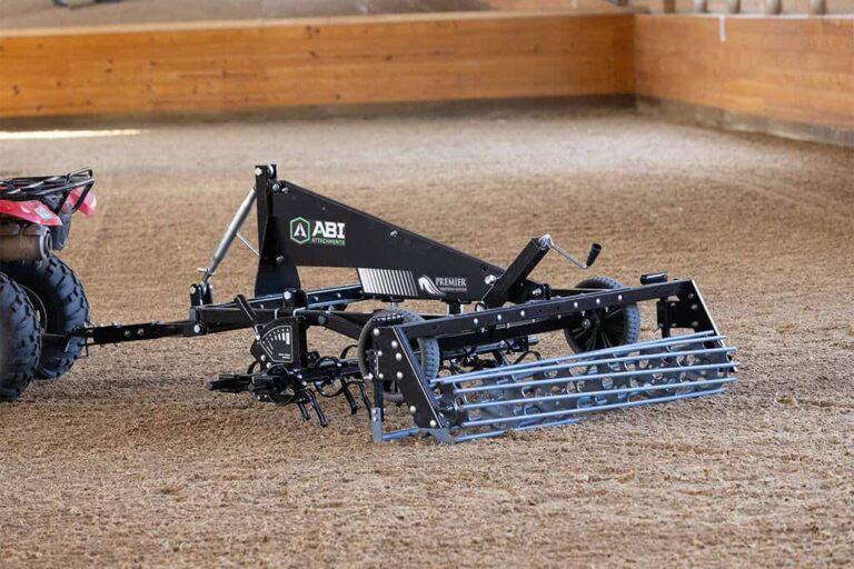 SportPro M1 being used inside a indoor synthetic footing arena.