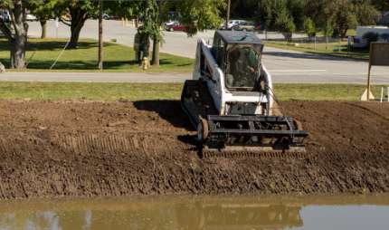 Skid Steer attachment that requires less human labor.