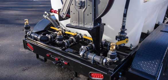 1000 Gallon Water Trailer - The Back