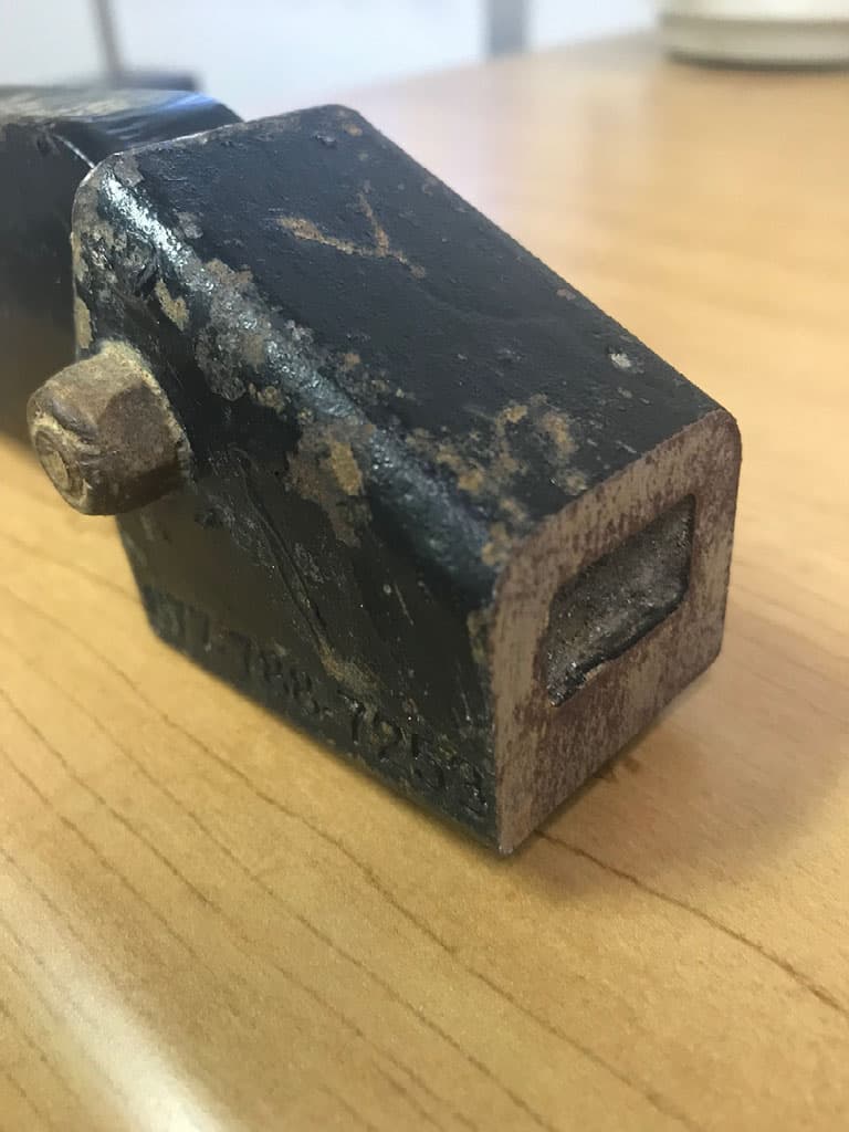 TR3 Scarifier tip example being displayed