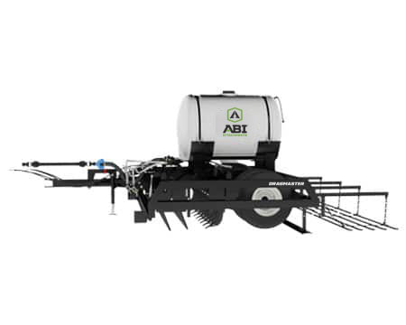 The ABI Dragmaster is a premier arena drag system with several available attachments and integrated components for comprehensive ground management. These options allow the user to customize the drag for different footing materials and conditions.