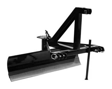 The ABI rear blade attachment, often used with the Force by ABI and TR3 systems, is a versatile soil conditioning and finishing tool.