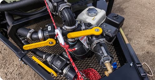 ABI Attachments 550 Gallon DOT PRO Water Trailer FusionPro System