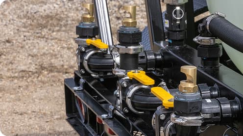 ABI Attachments 550 Gallon DOT PRO Water Trailer Water Application Manifold System