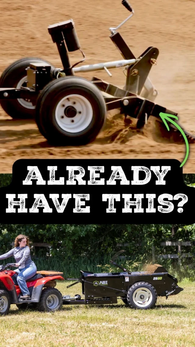 They go together like PB+J 🥜🍓 

This winning combo of tools will have your barn and arena chores going faster and easier than ever. 

#ABIarenadrag #ABImanurespreader #ABetterWay