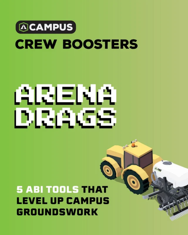 Introducing ABI Campus 𝐂𝐫𝐞𝐰 𝐁𝐨𝐨𝐬𝐭𝐞𝐫𝐬!

1️⃣: 𝘈𝘳𝘦𝘯𝘢 𝘋𝘳𝘢𝘨𝘴

No matter the surface type, ABI has the most innovative arena drags to help boost your Campus Crews' impact! 🤠🟢🏴

Check out ABIcampus.com for more information on how to get A BETTER WAY for good ground at your school. 👀📚

#ABetterWay #CrewBooster #equine #campus #theFIVEtools